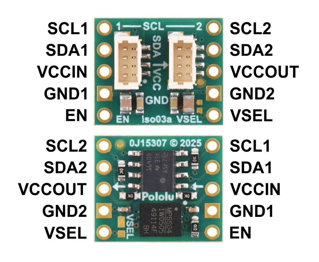 Iso1640d Galvanic Isolation Module ISO1640D I2C Isolation Module ...