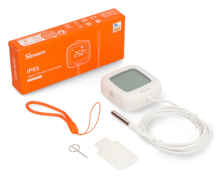 Sonoff SNZB-02LD IP65 - Smart Temperature Sensor with Probe - ZigBee - Android / iOS App