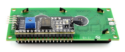 Wyświetlacz LCD 2x16 z konwerterem - niebieski