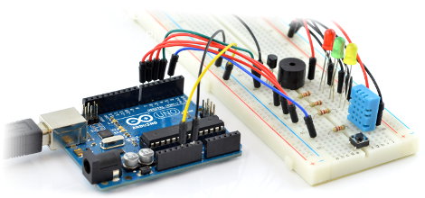 Arduino Uno z zestawem StarterKit Zestaw startowy dla Arduino Uno