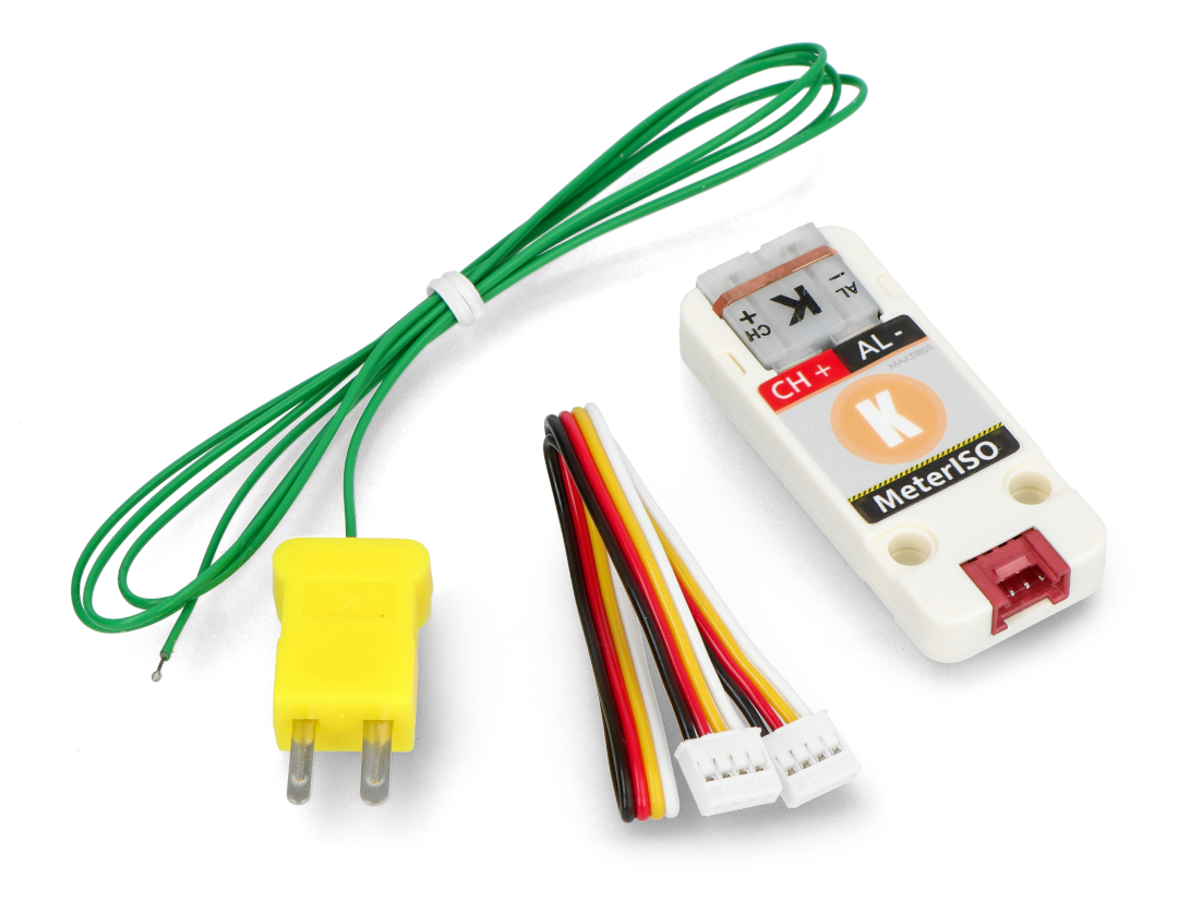 It uses the STM32F030 chip and the MAX31855KASA+T 14-bit digital thermocouple conversion chip for precise temperature