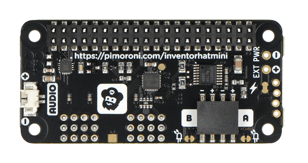 Inventor HAT Mini expands the capabilities of Raspberry Pi