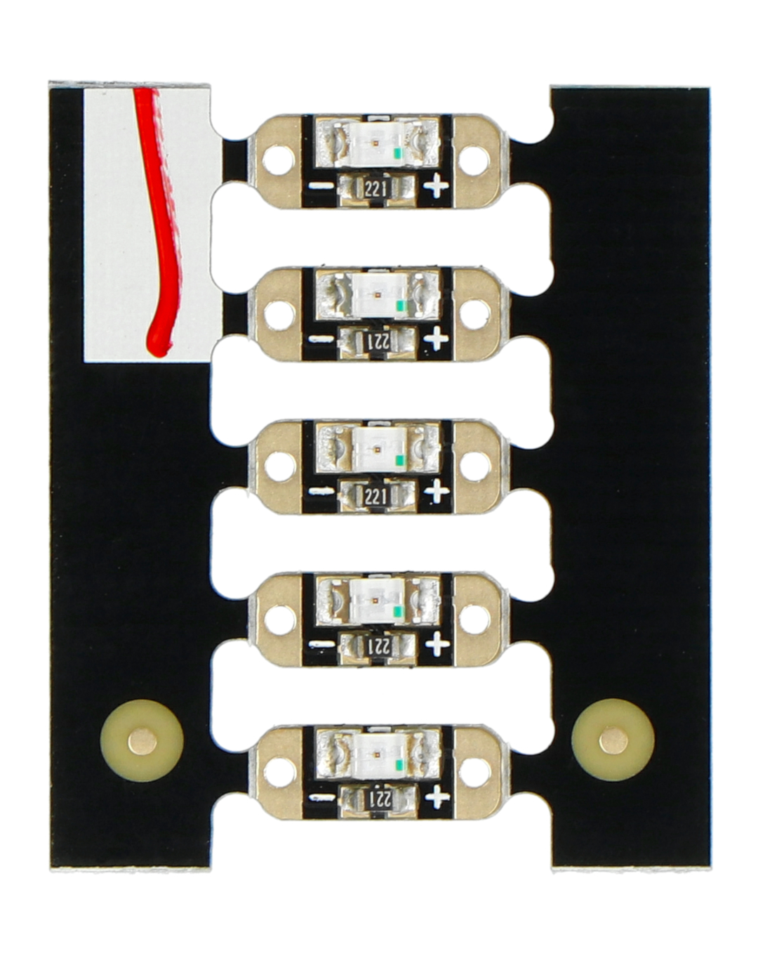 LED Sequins - LEDs - Ruby Red - 5 pcs. - Adafruit 1755