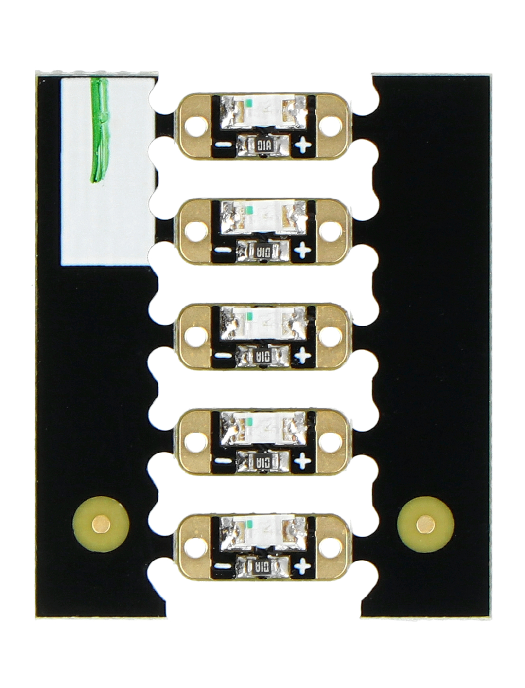 LED Sequins - LEDs - Emerald Green - 5 pcs. - Adafruit 1756