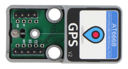 Atomic GPS Base v2.0 is an advanced GPS module that integrates the AT6668 chip