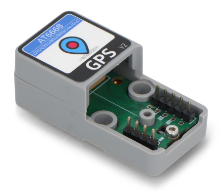 The module supports communication via the NMEA-0183 protocol, which enables interoperability with many devices and systems