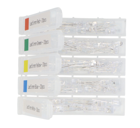 5mm LED Diode Kit - justPi - 100 pcs.