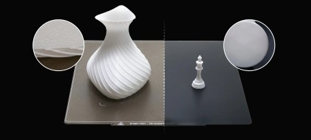 Double-sided PEI overlay - smooth + textured - no magnetic sticker - for Snapmaker Artisan 3D printer