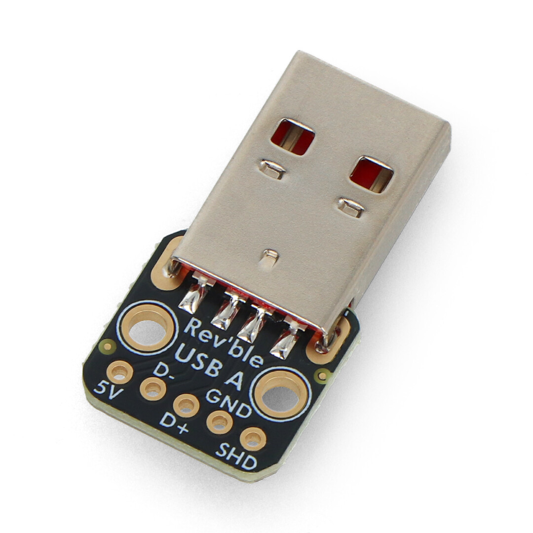 USB Type-A Double-Sided Plug Module - Breadboard Connector - Adafruit 6001