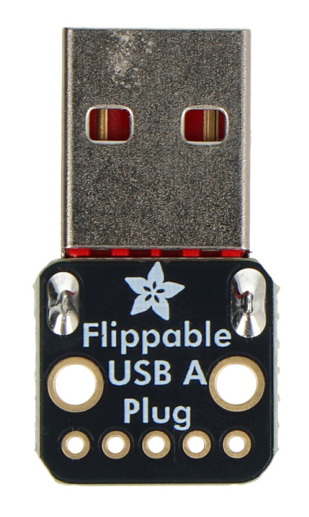 USB Type-A Double-Sided Plug Module - Breadboard Connector - Adafruit 6001