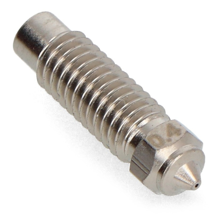 0.4 mm nozzle for Elegoo Neptune 4 Plus / 4 Max 3D printers - 1.75 mm filament - hardened steel