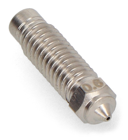 0.6 mm nozzle for Elegoo Neptune 4 Plus / 4 Max 3D printers - 1.75 mm filament - hardened steel