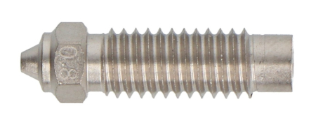 0.8 mm nozzle for Elegoo Neptune 4 Plus / 4 Max 3D printers - 1.75 mm filament - hardened steel
