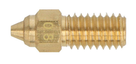 0.8mm nozzle for Elegoo Neptune 4/4 Pro 3D printers - 1.75mm filament - brass