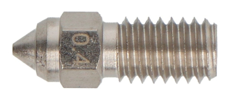 0.4 mm nozzle for Elegoo Neptune 4 / 4 Pro 3D printers - 1.75 mm filament - hardened steel