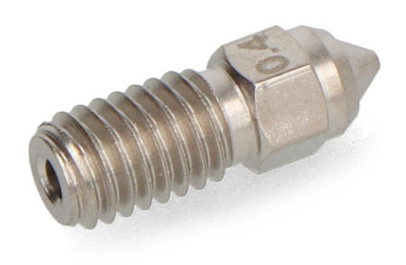 0.4 mm nozzle for Elegoo Neptune 4 / 4 Pro 3D printers - 1.75 mm filament - hardened steel