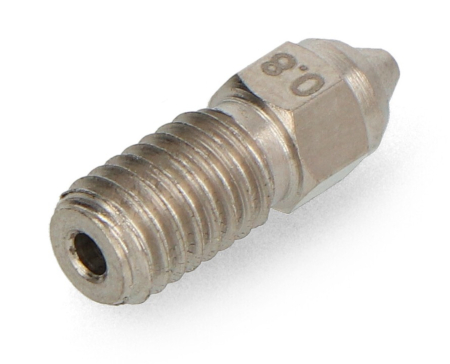 0.8mm nozzle for Elegoo Neptune 4/4 Pro 3D printers - 1.75mm filament - hardened steel