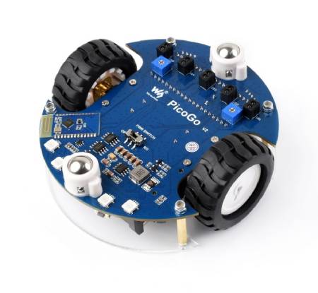 Pico2Go Mobile Robot - remote-controlled robot - RP2350-Plus - Waveshare 31698