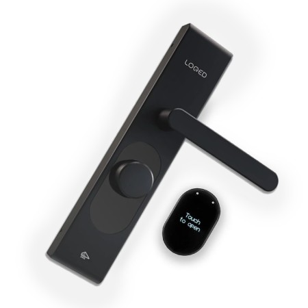 Shelly LOQED Smart Lock - WiFi / Bluetooth Smart Door Lock - Android / iOS App - Black