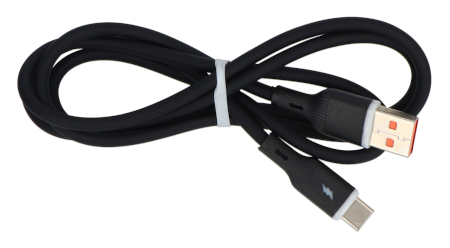 Akyga AK-USB-62 is a 1 meter long silicone USB Type-A to USB Type-C cable