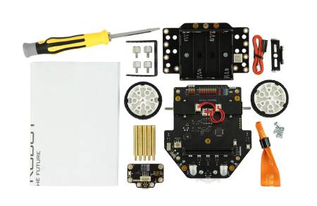 Maqueen Plus V3 - Advanced STEM Educational Robot with Matrix Laser Navigation for micro:bit - DFRobot MBT0050-AA