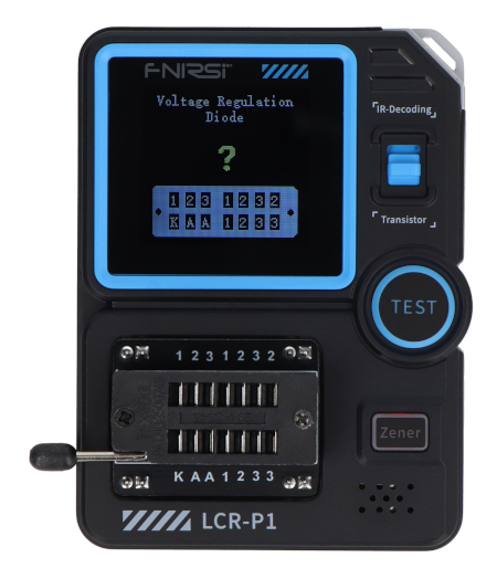 Multifunctional capacitor and transistor tester - FNIRSI LCR-P1