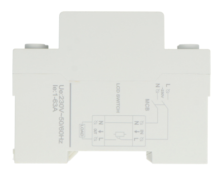 The Qoltec single-phase electronic relay with an energy consumption meter function is an advanced device for intelligent