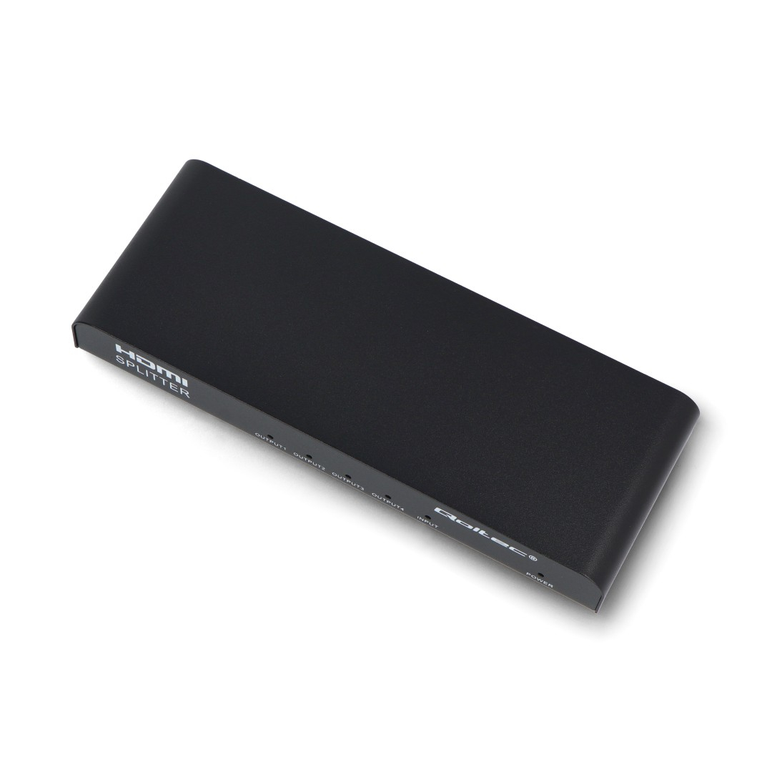 Active HDMI splitter 4x HDMI 4K / 2K 6 Gb/s 60 Hz - Qoltec 51799