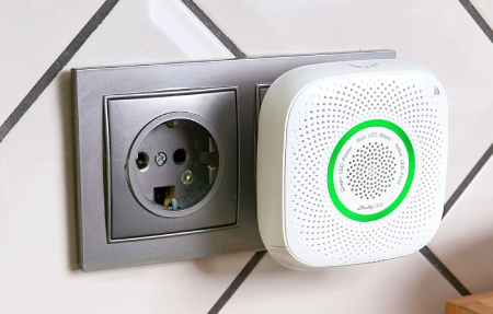 The device integrates with popular Smart Home systems such as Google Assistant and Amazon Alexa, and also supports MQTT