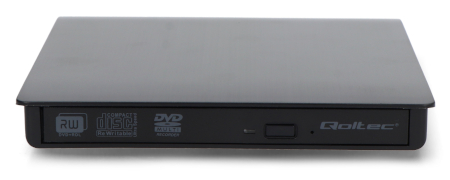 External drive - DVD-RW USB 3.0 burner for reading and writing CD / DVD - Qoltec 51857