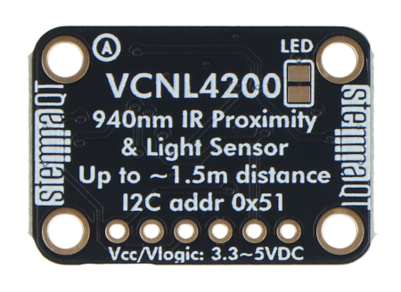 VCNL4200 - IR Distance and Light Intensity Sensor ALS - STEMMA QT / Qwiic - Adafruit 6064