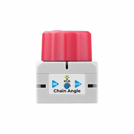 Chain Angle is an M5Stack input module equipped with a rotary potentiometer that changes the output voltage depending on the